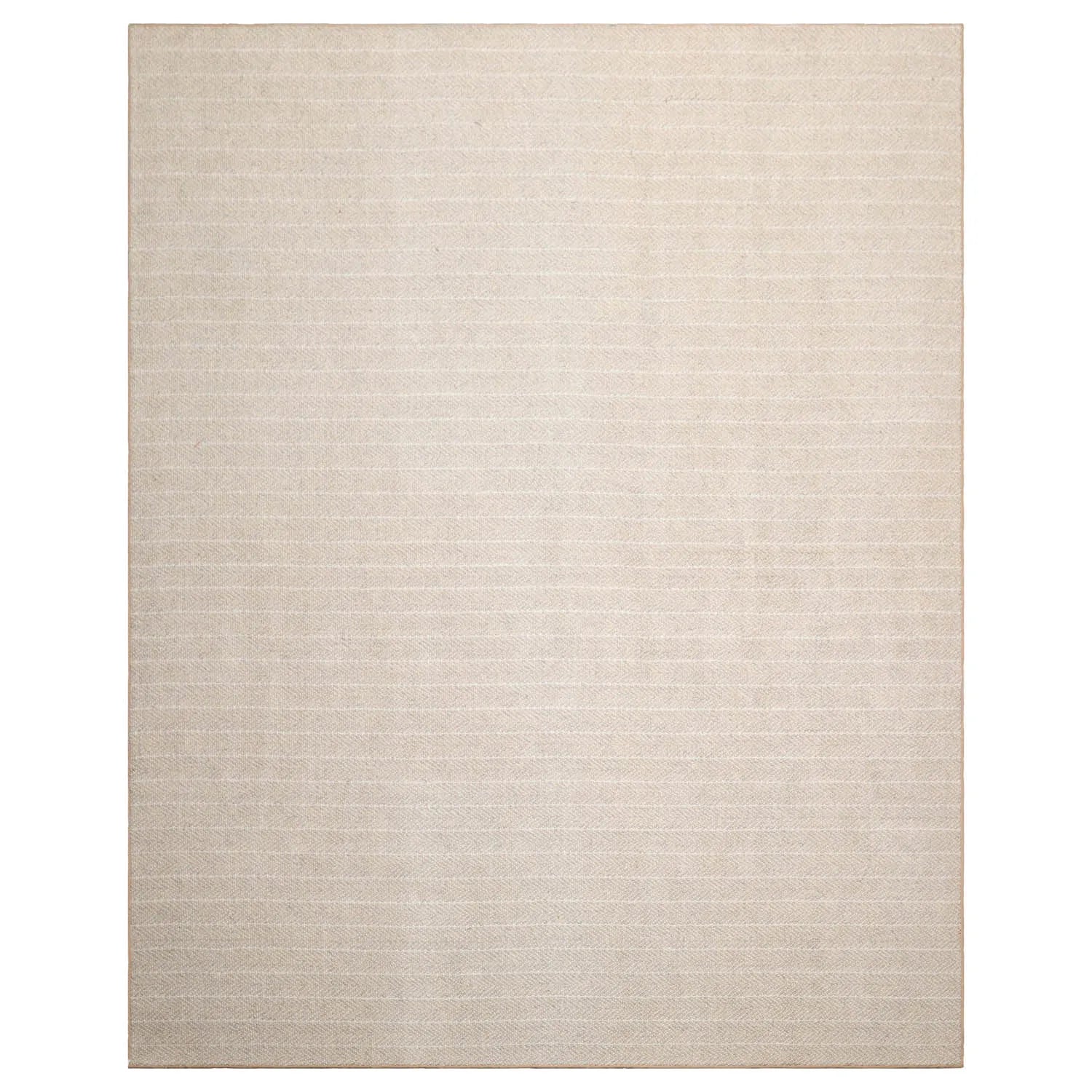 LoomBloom Multi Size Beige Hand Tufted Contemporary Berber Herringbone New Zealand Wool Oriental Area Rug