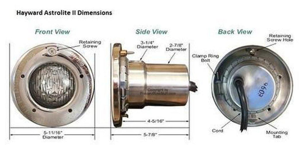 PoolTone™ MR16 12V Blue Color LED Upgrade Kit for Hayward® Astrolite II® 2 Pin